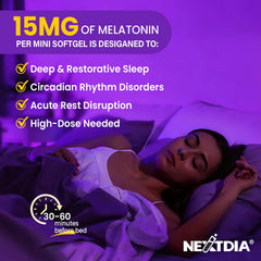 Nextdia Herbal Relaxation Blend with Ashwagandha and Valerian promotes calm evenings.