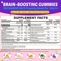 Nextdia Kids Brain Gummies closeup of a gummy highlighting soft texture.
