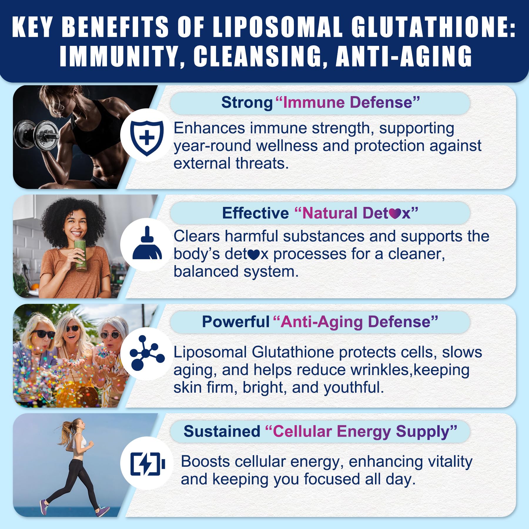 Nextdia liposomal glutathione gummies close-up of chewy gummies and sugar-free formula