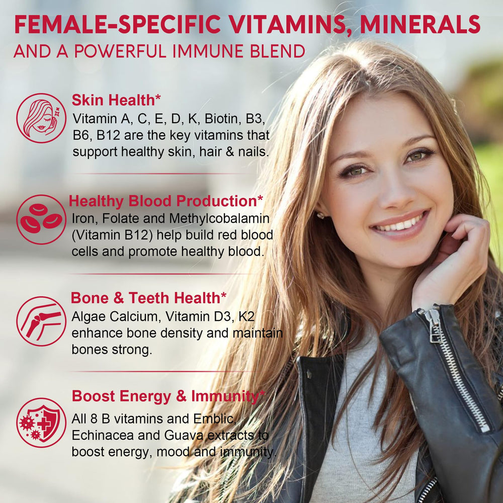 Nextdia methylated women's multivitamin gummies packaging in a bottle and box.