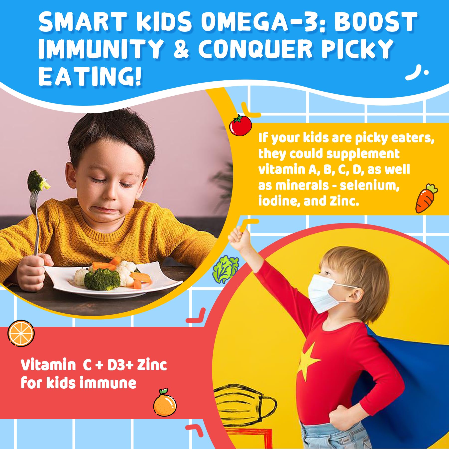 2-pack Nextdia Omega 3 gummies box highlighting value for daily nutrition