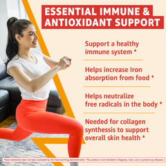 Two gummies serve visual demonstrates simple daily intake for adults and kids.