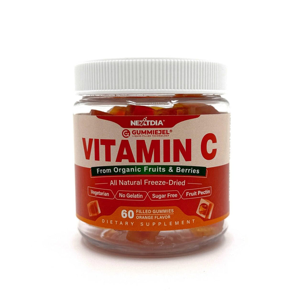 Label notes gelatin-free, soy-free, gluten-free, and no artificial colors.