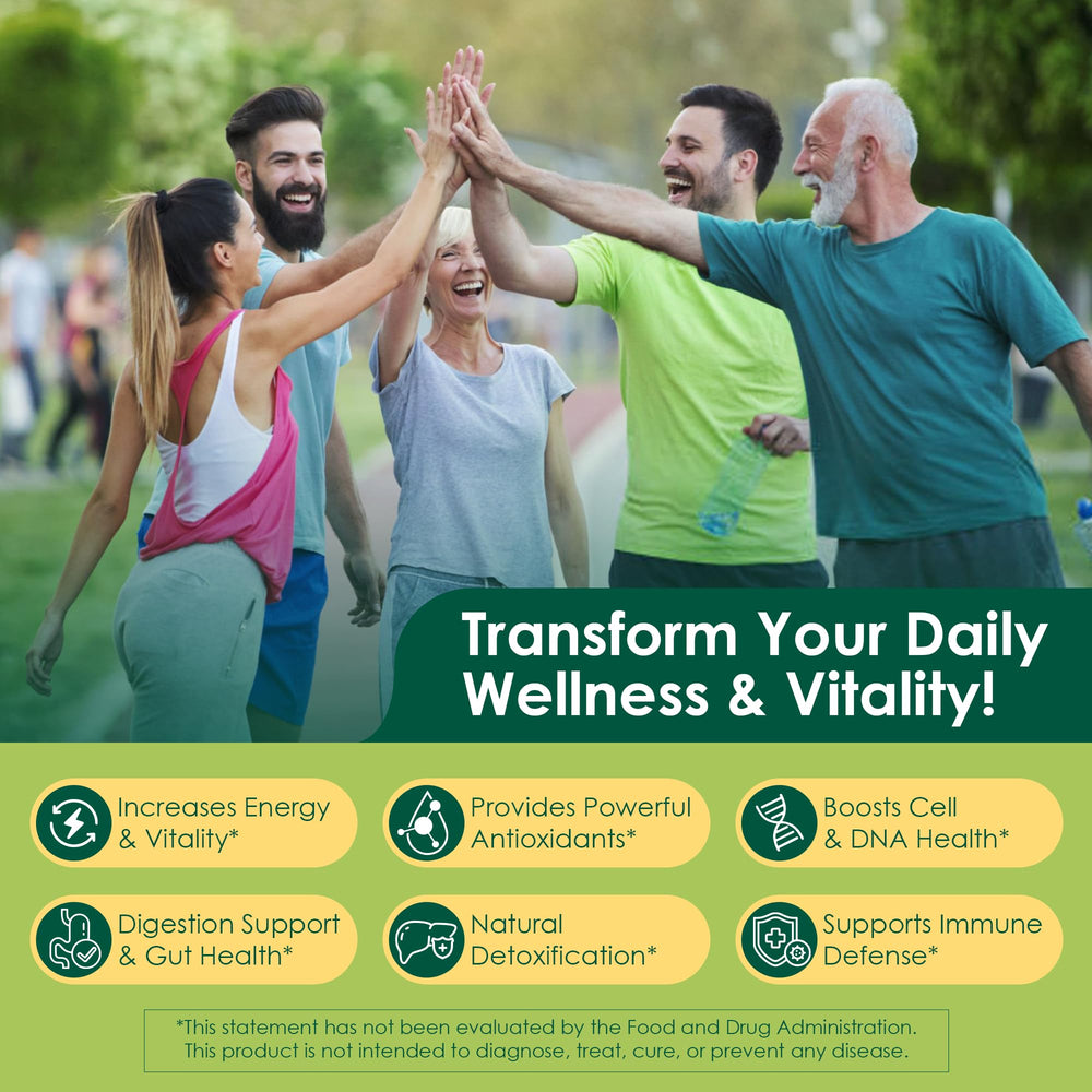 Nextdia Spirulina Chlorella Gummies natural sweeteners illustration with stevia and monk fruit