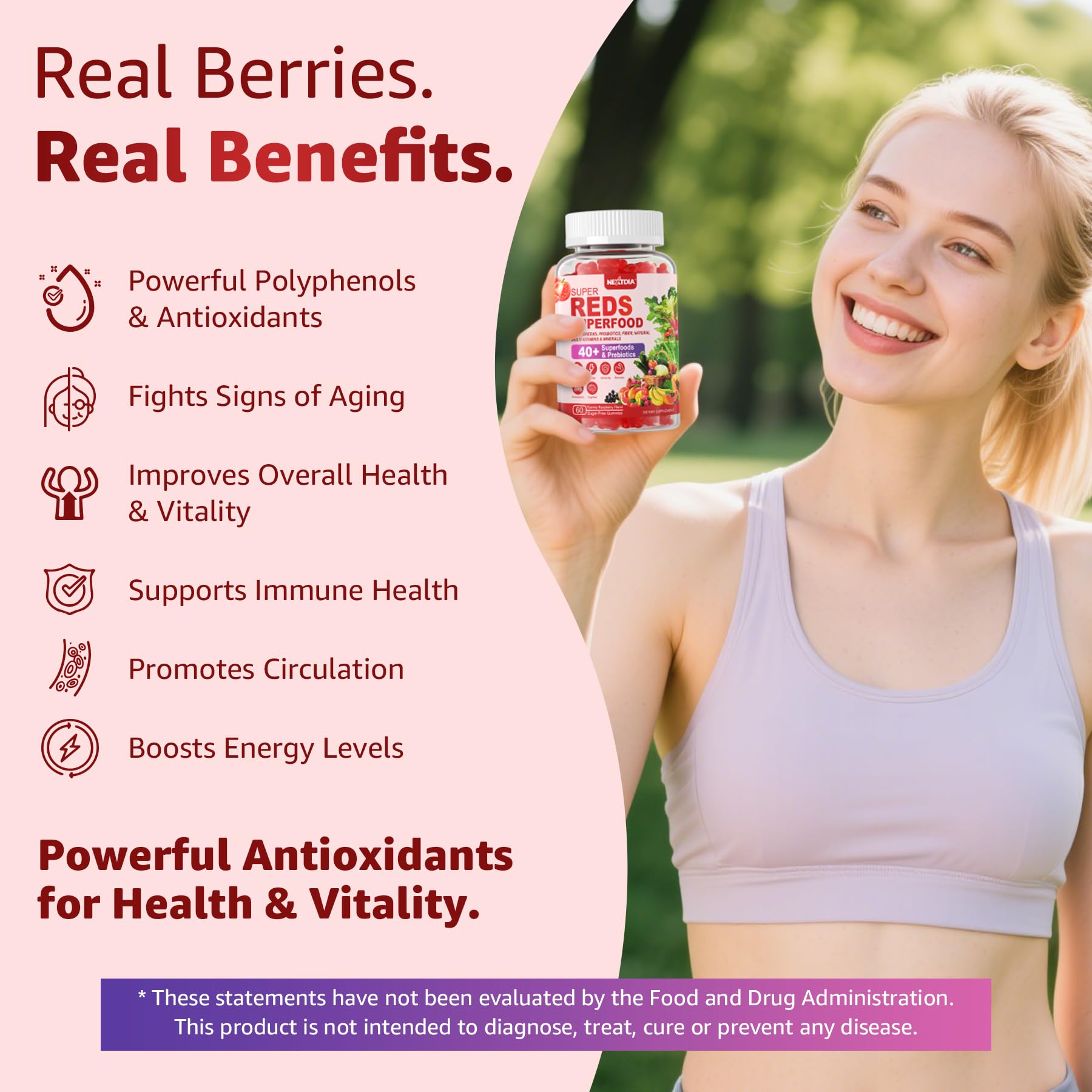 Nextdia vegan label closeup communicates purity and plant-based ingredients