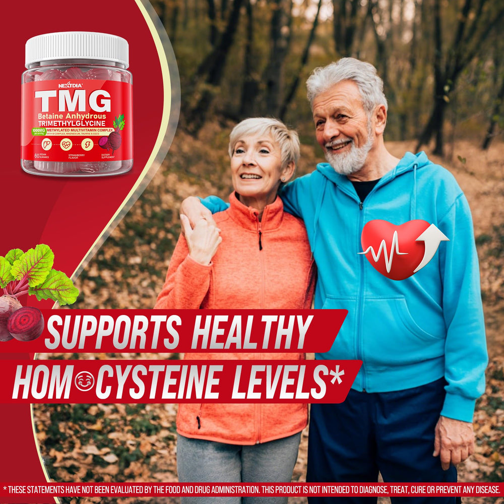 Nextdia TMG Gummies ingredients include magnesium and taurine for balance.
