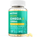 Nextdia Vegan Omega-3 1000mg with D3 + K2 MK-7, CoQ10 – 120 Softgels