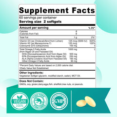Nextdia omega-3 capsules close-up showing softgels texture