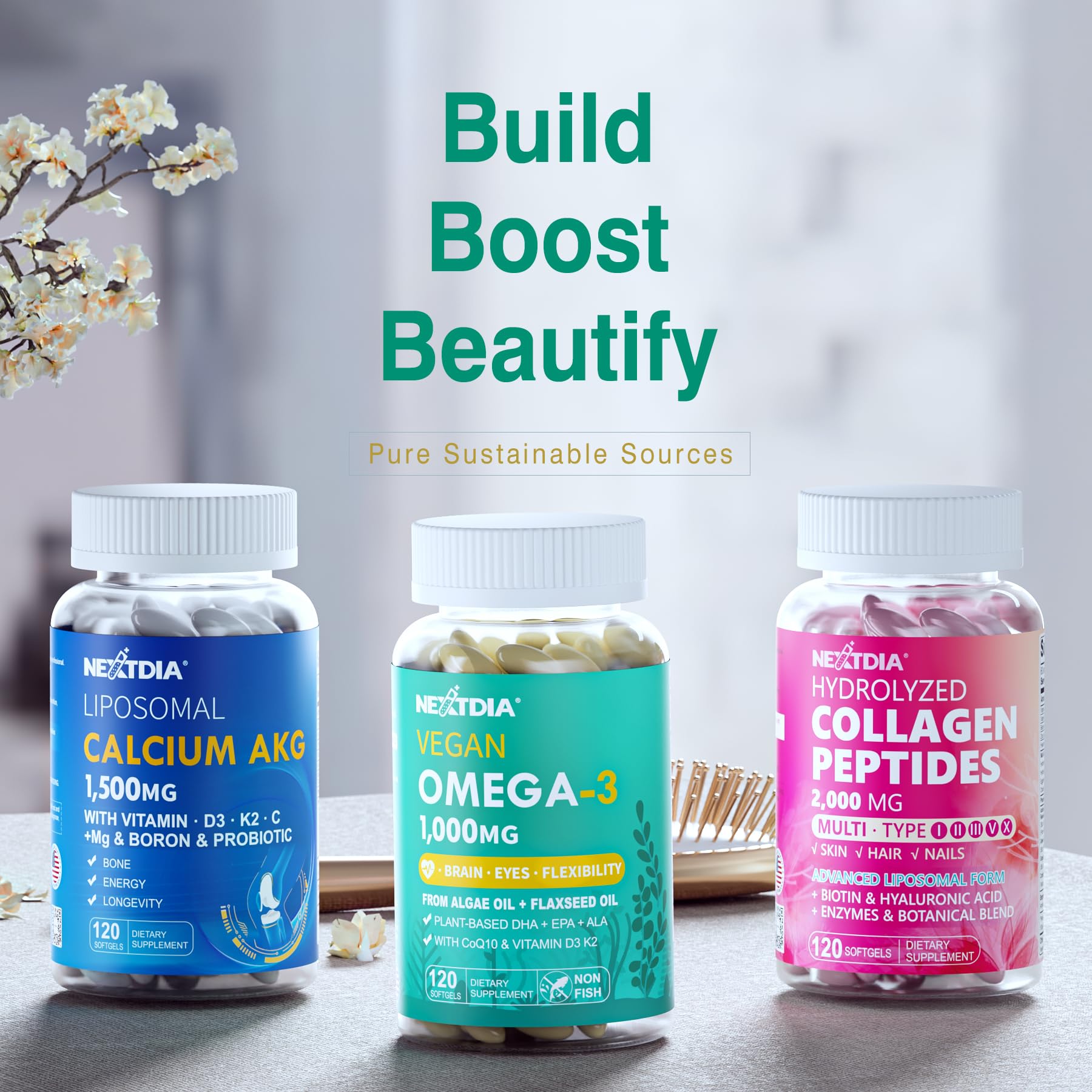 Nextdia omega-3 used with meals for daily wellness