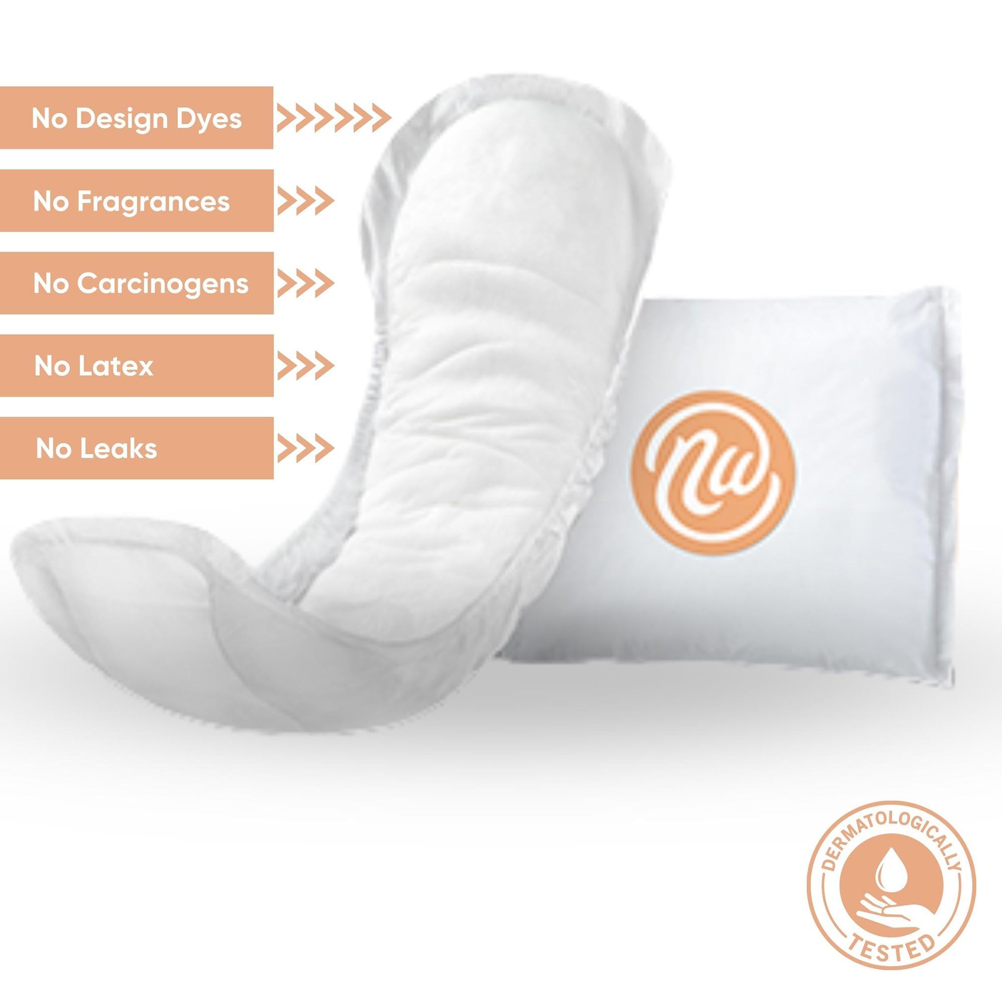 Nexwear pad skin-safe material close-up highlighting comfort-friendly cloth-like feel.