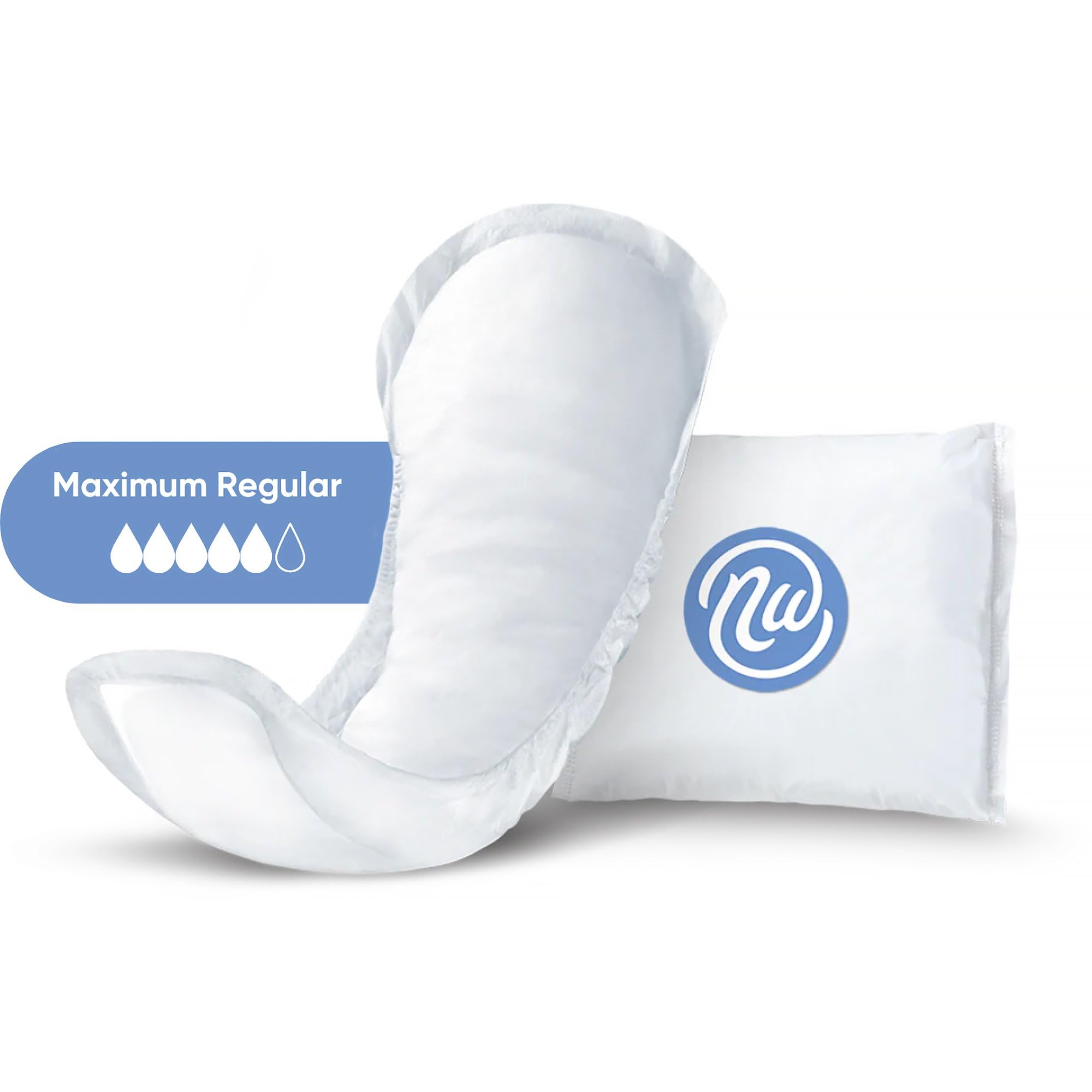 Nexwear pad in hand with discreet wrap for portable protection