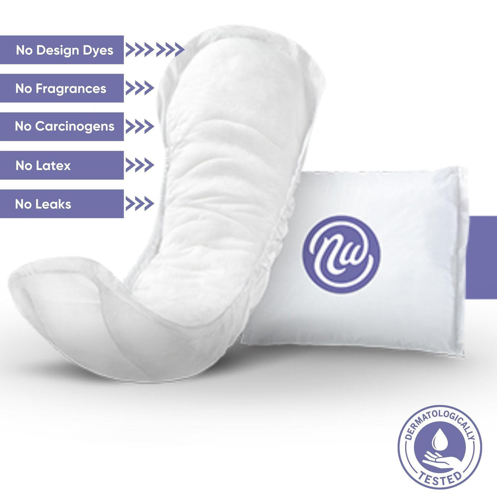 Nexwear pads ultimate absorbency for daytime and overnight wear