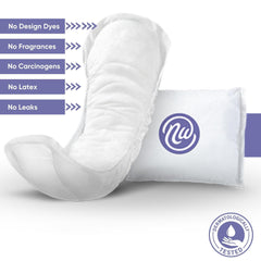 Nexwear pads ultimate absorbency for daytime and overnight wear