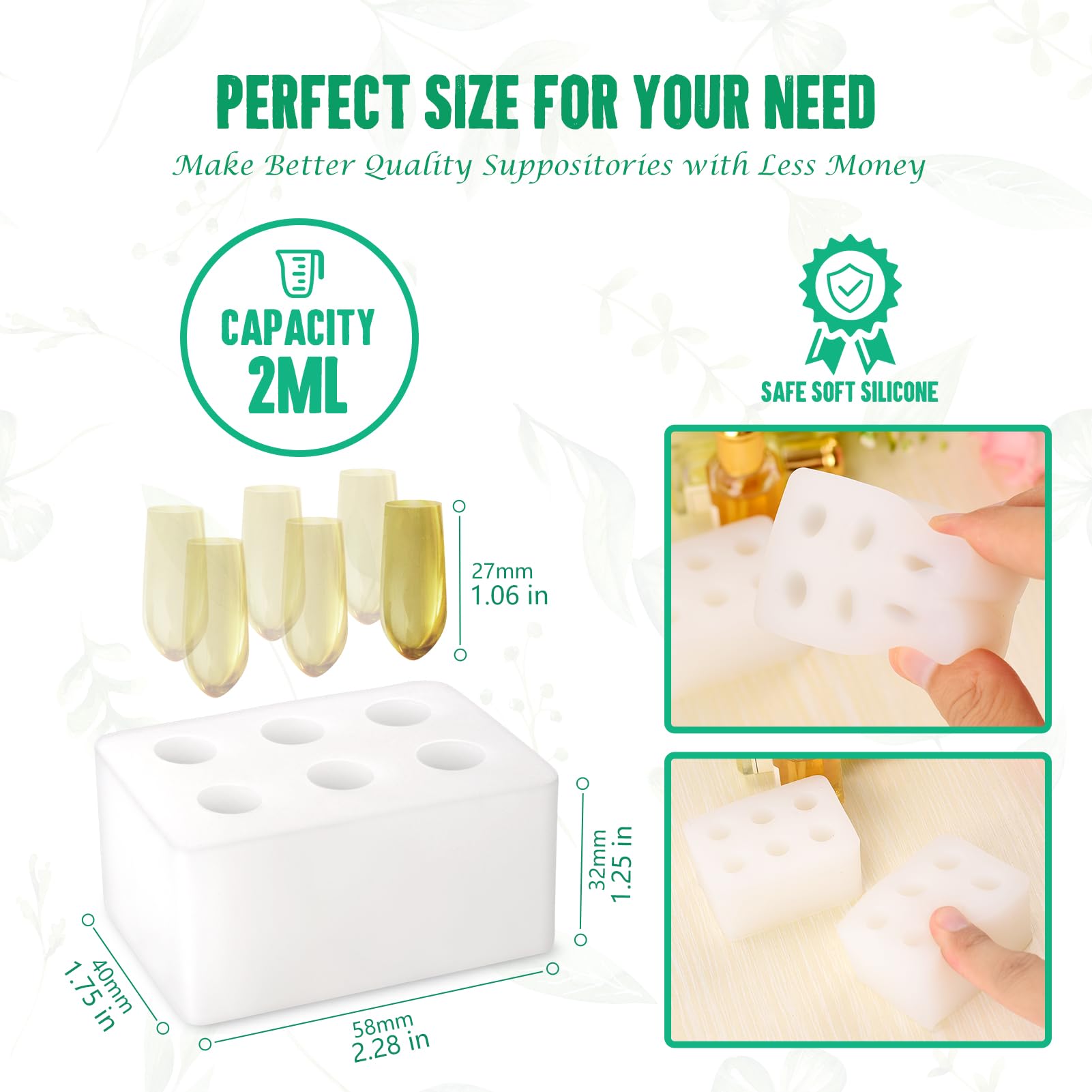 NFFTYUUT cleaning brush to maintain molds after use.