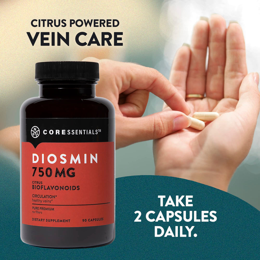 NGL Pure Diosmin 750 mg ingredients close up featuring citrus bioflavonoids