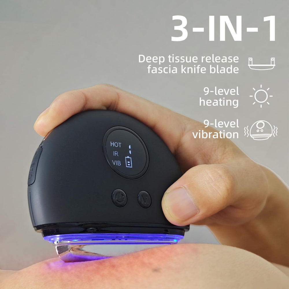 NHO Electric Fascia Knife heating and micro-vibration support deeper fascia release.