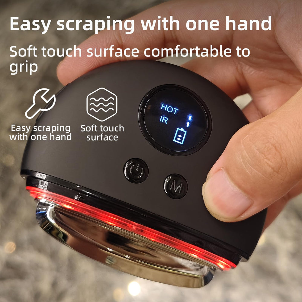 NHO Electric Fascia Knife LED lighting creates ambient atmosphere during treatment.