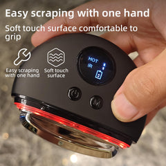 NHO Electric Fascia Knife LED lighting creates ambient atmosphere during treatment.