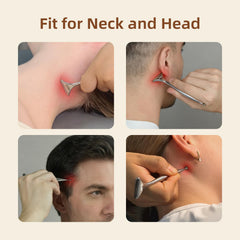 NHO stainless steel surface polished for skin-safe use on the face