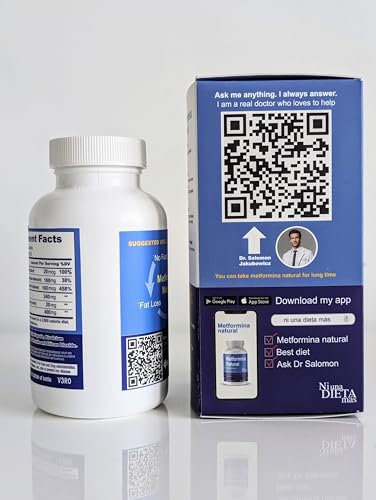 Ni una dieta más METFORMINA Natural capsules closeup shows dose-friendly daily use.