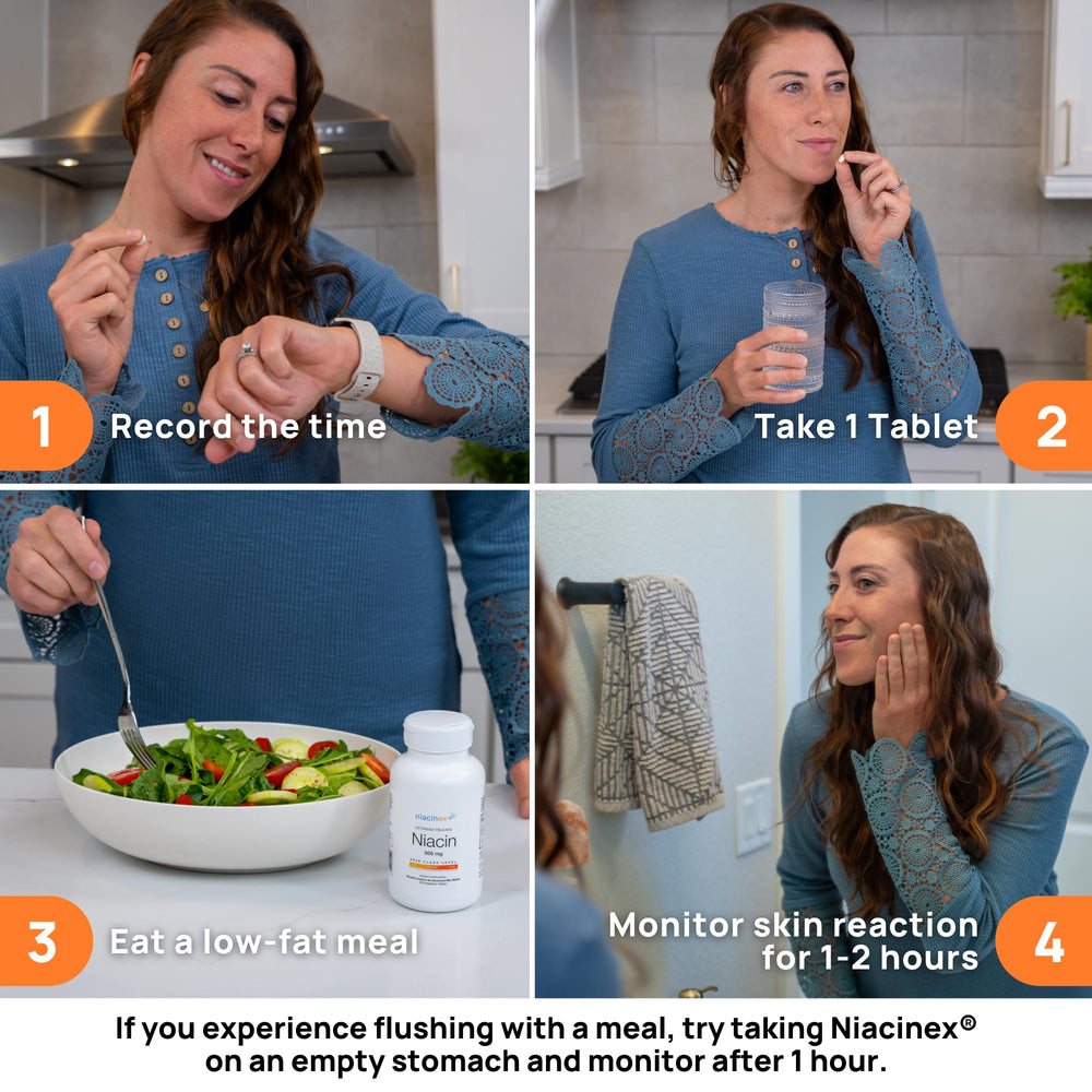 Niacinex vegan formulation ingredients indicating plant-based supplement options.