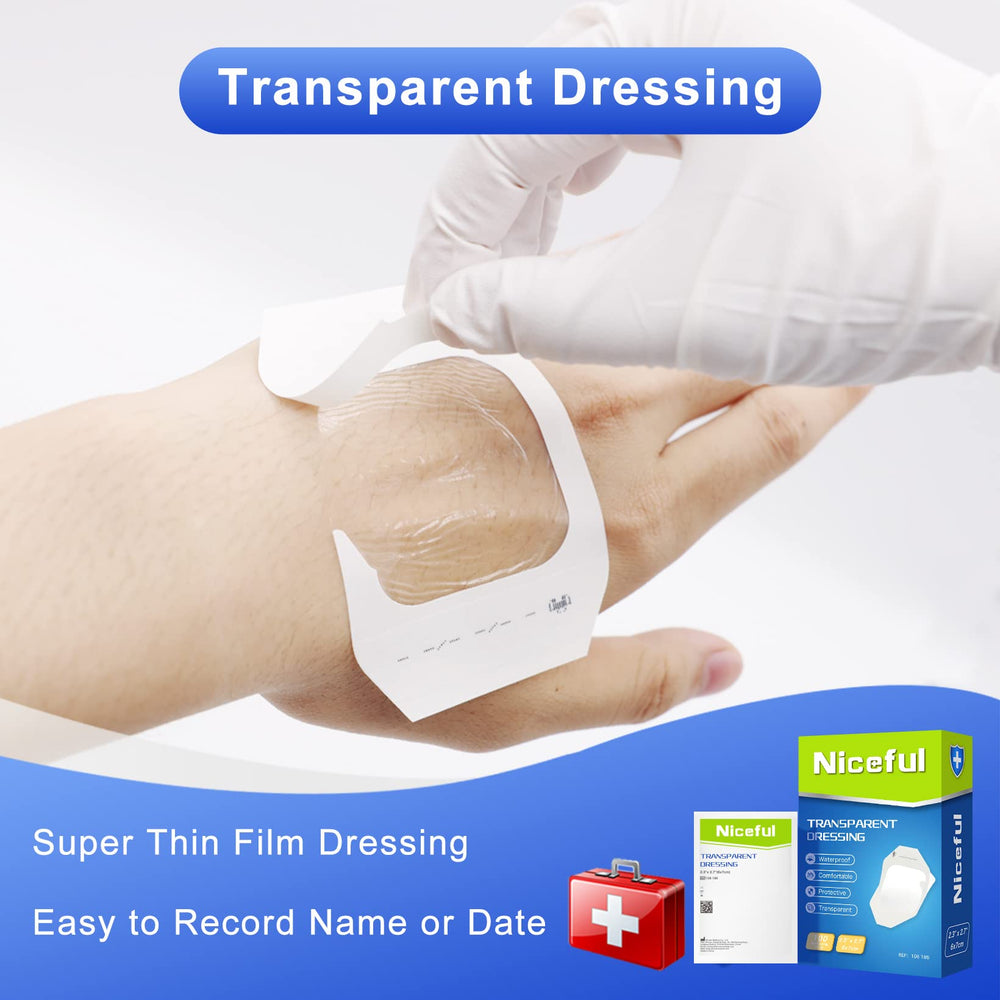 Niceful barrier dressings seal out dirt and support simple wound care routines.
