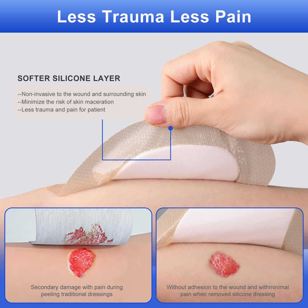 Niceful sacral ulcer care border dressing protects sacral ulcers