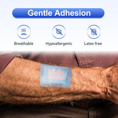 Niceful silicone medical tape keeps skin breathable and comfortable.