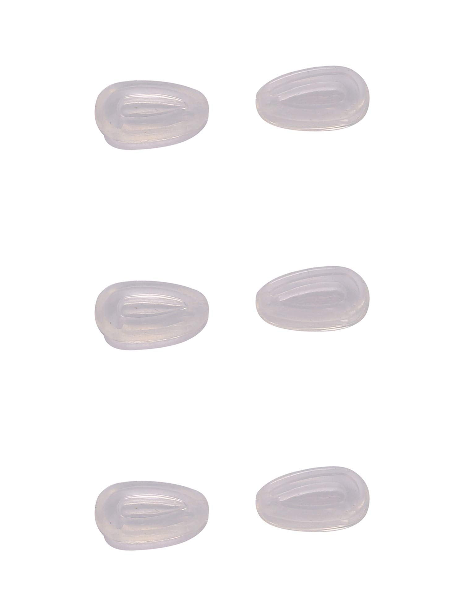 NicelyFit clear nose pads for Oakley Keel OX3122 provide comfortable silicone replacement.