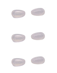 NicelyFit clear nose pads for Oakley Keel OX3122 provide comfortable silicone replacement.