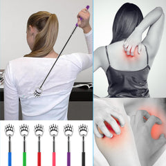 NICEMOVIC Bear Claw Back Scratcher in red color for versatile gifting