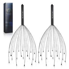 NICEMOVIC head scalp massager with 20 fingers closeup for relaxing scalp massage