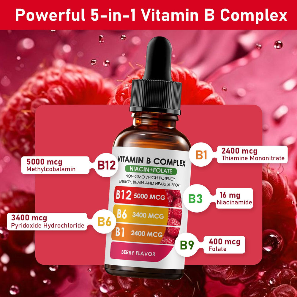 Nichalous B12 Complex dropper used for rapid sublingual absorption