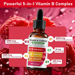 Nichalous B12 Complex dropper used for rapid sublingual absorption