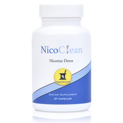 NICOCLEAN 3 Day Detox pack showing all natural formula and detox plan