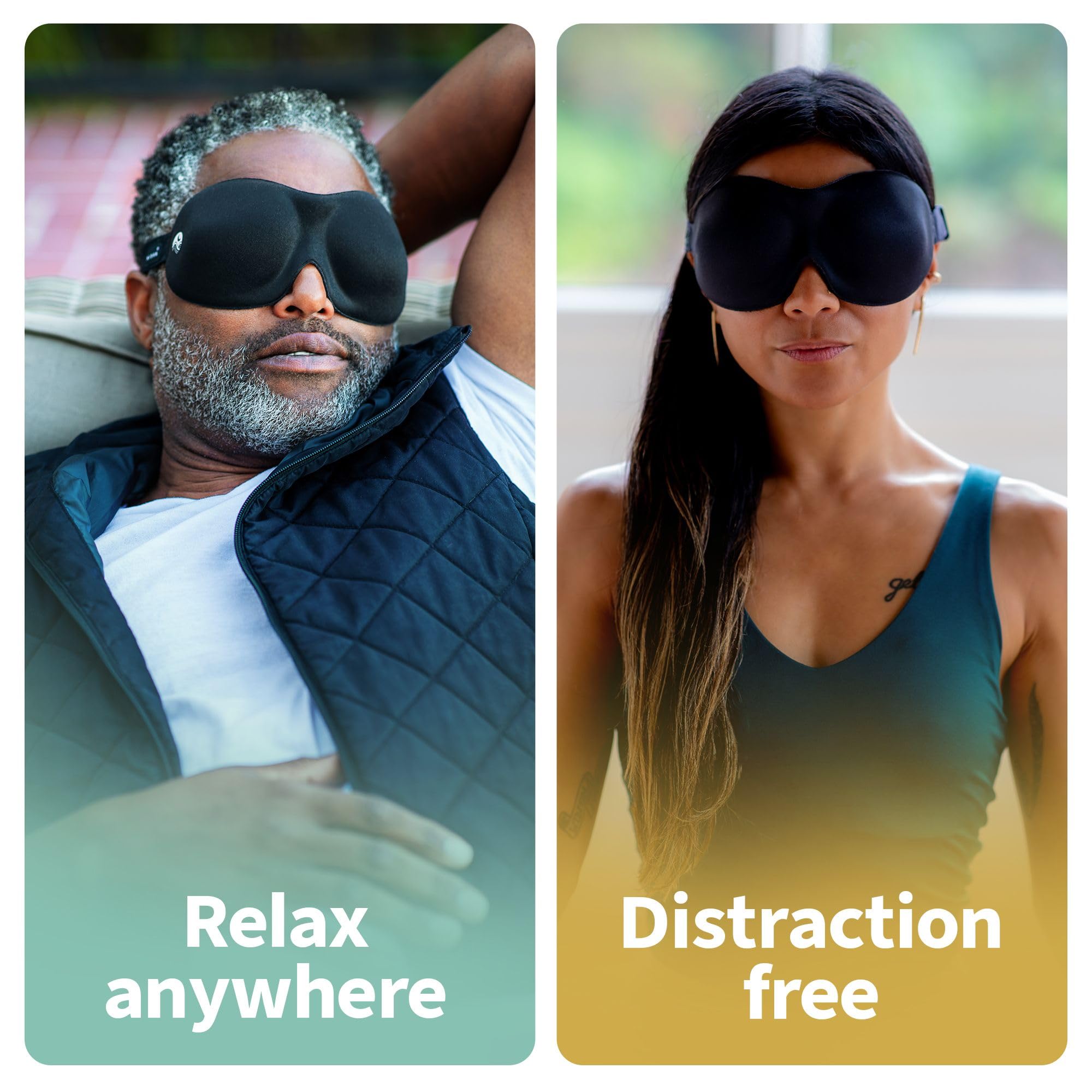 Nidra lash-safe mask suits makeup wearers for comfy eyelash extensions and naps