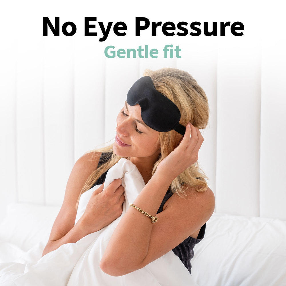 Nidra travel eye mask is compact and gift-ready for vacations or commutes