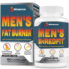 Niewoue Thermogenic Fat Burner bottle front, premium packaging for weight-management support