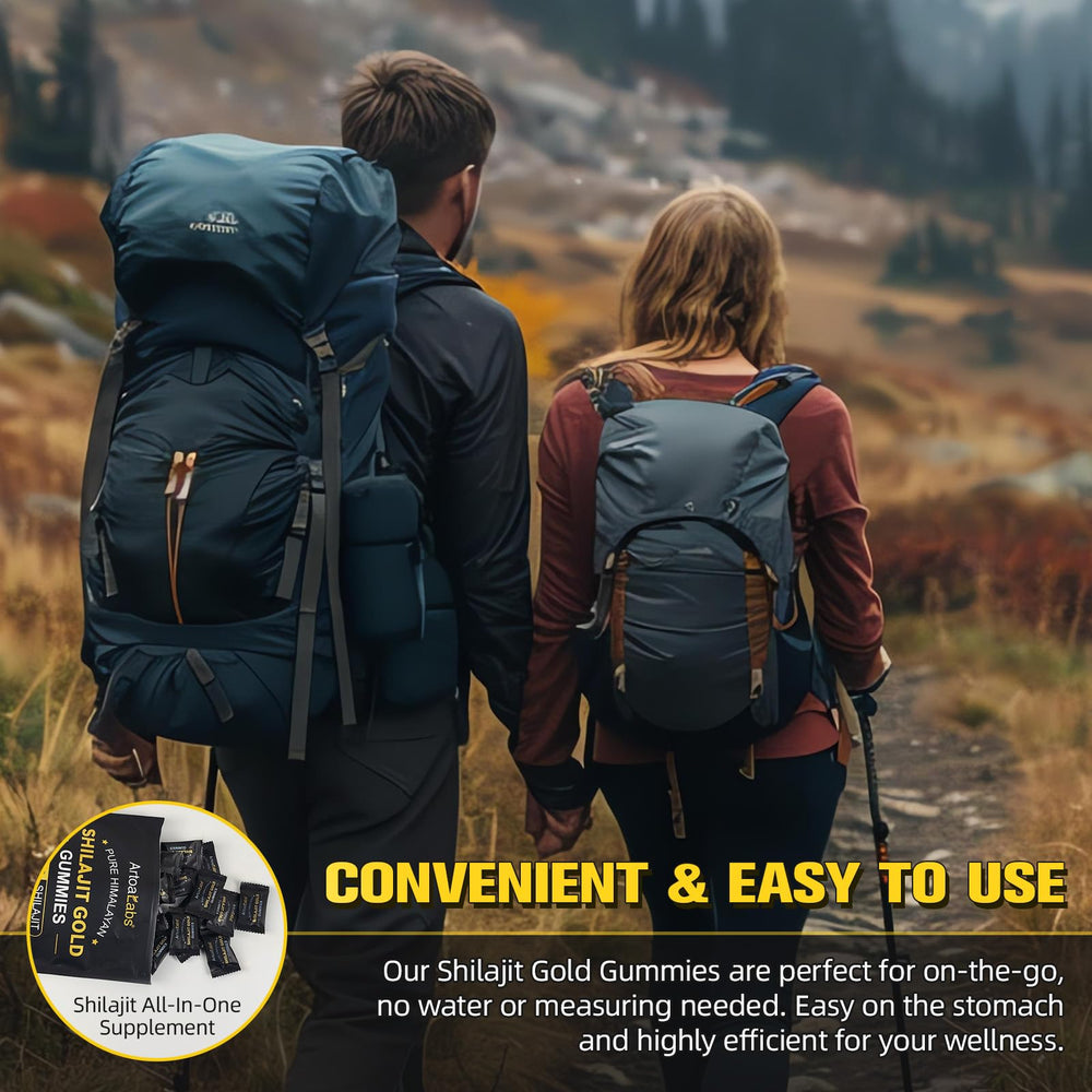 NIFEISHI Shilajit Gummies active-use in gym bag showing daily vitality.