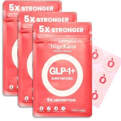 NigeKans GLP-1 patches packaging for convenient daily use