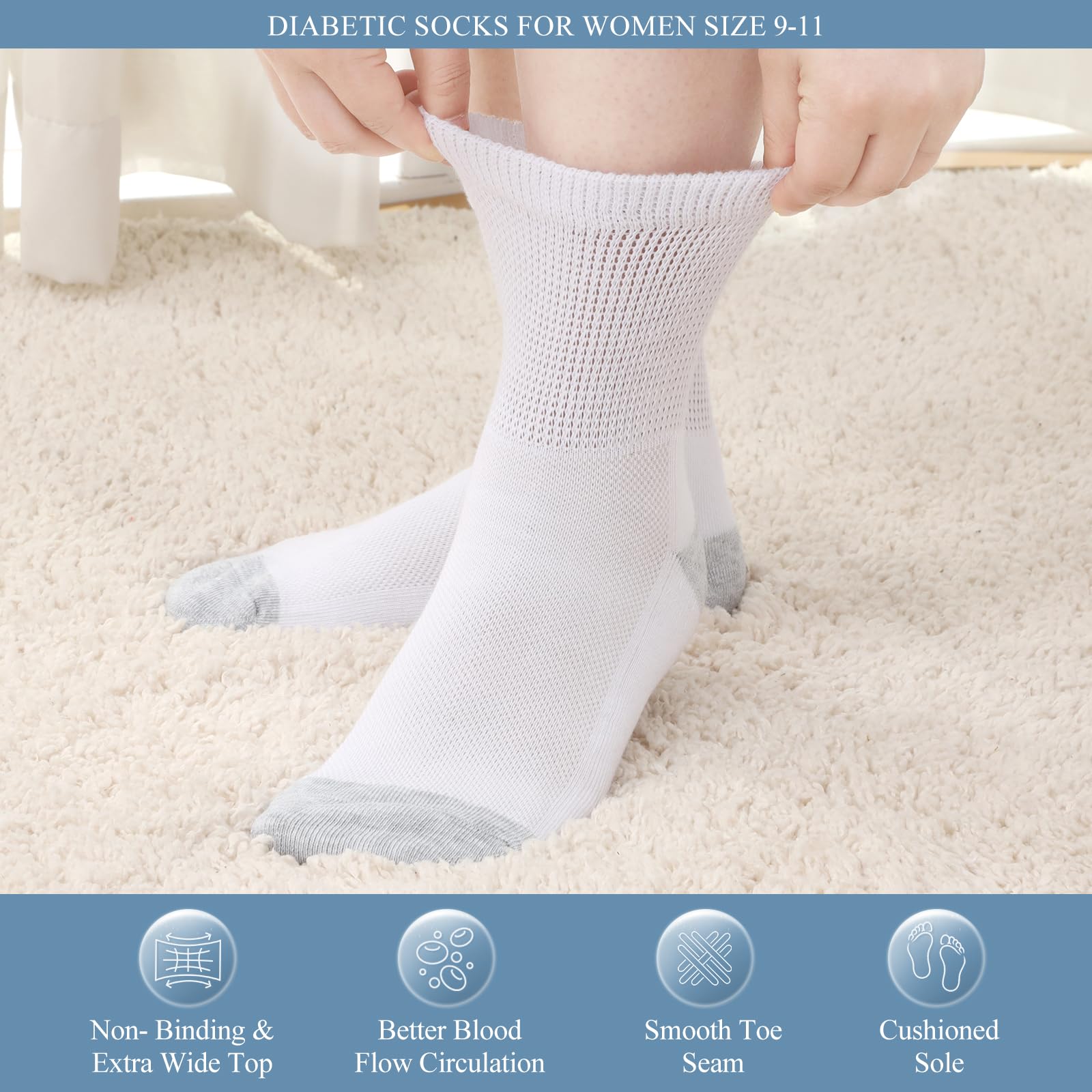 NIIRKIIR care-friendly socks are machine washable and prevent shrinking