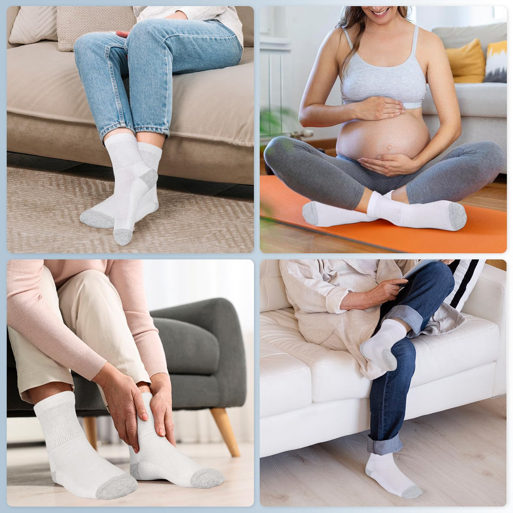 NIIRKIIR diabetic ankle socks pack provides all-day comfort for swollen feet