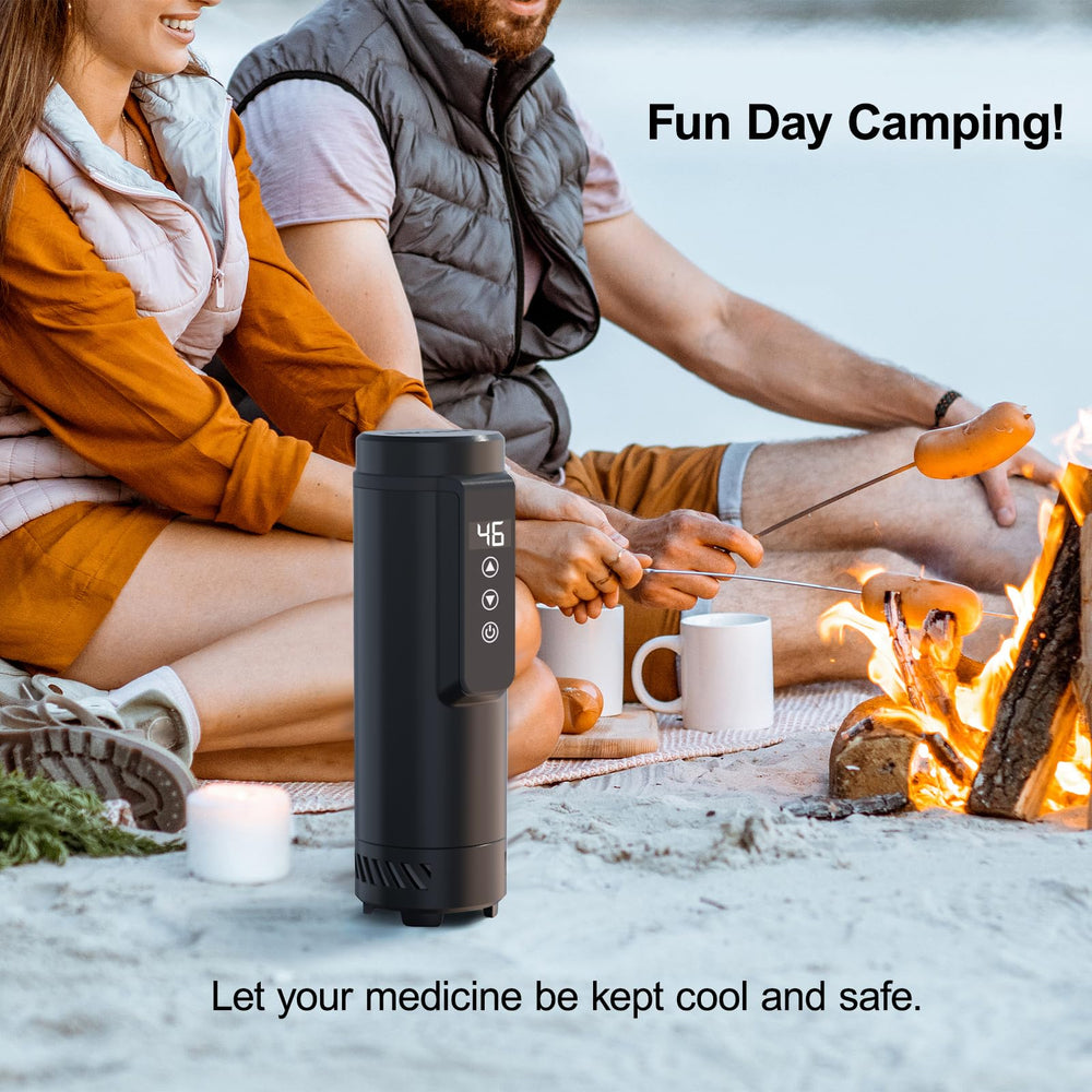 Nikupa portable insulin cooler; ideal for outdoor adventures and everyday commuting.