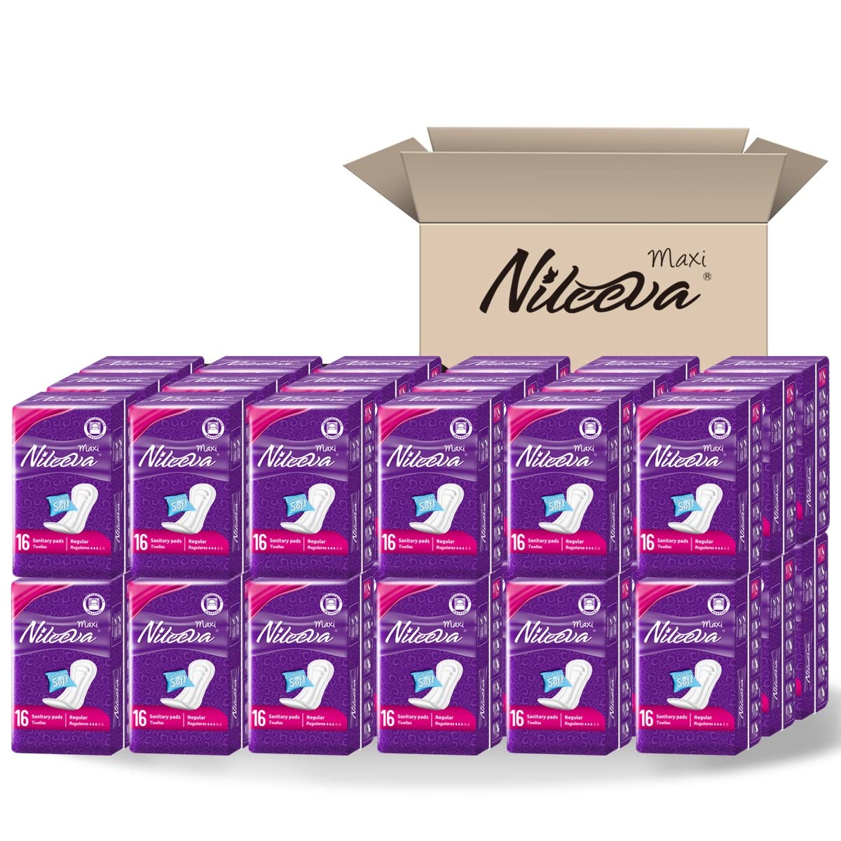 Nileeva Care Maxi pad with wings for reliable daily protection and comfort.