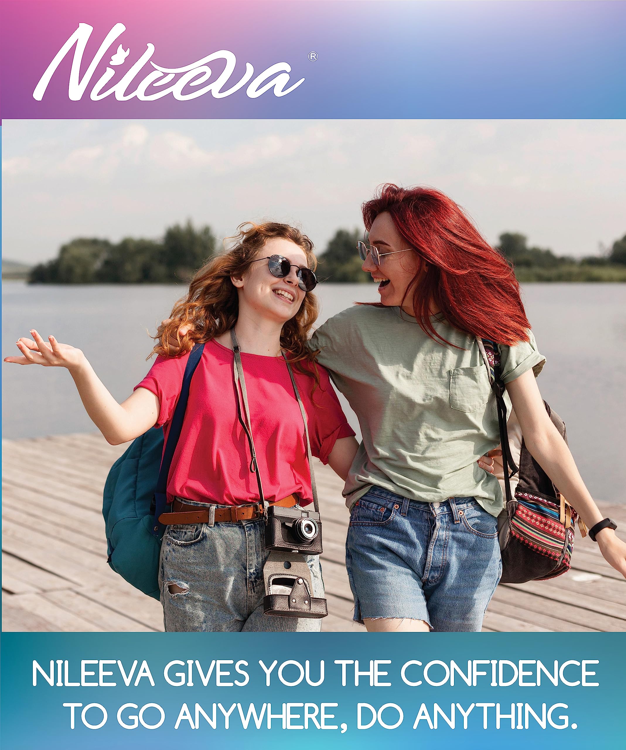 Nileeva Care Maxi pads absorb efficiently to help you stay fresh.