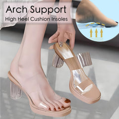 Niluks heel pads for shoes prevent slipping and keep heels in place.