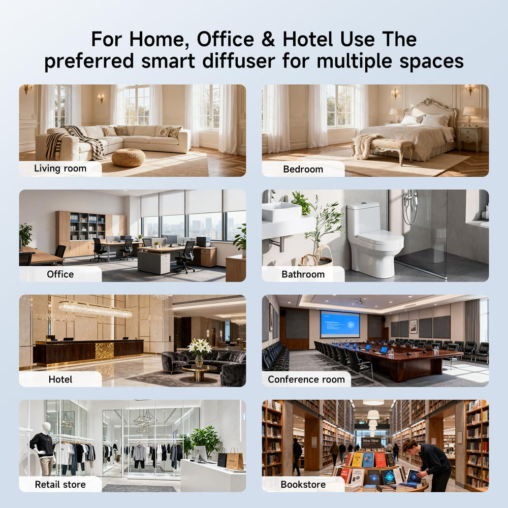 Nimin home office aroma diffuser creates a fresh workspace