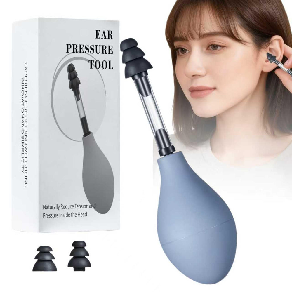 9 9PINE ear pressure relief suction device shown for quick, drug-free ear relief