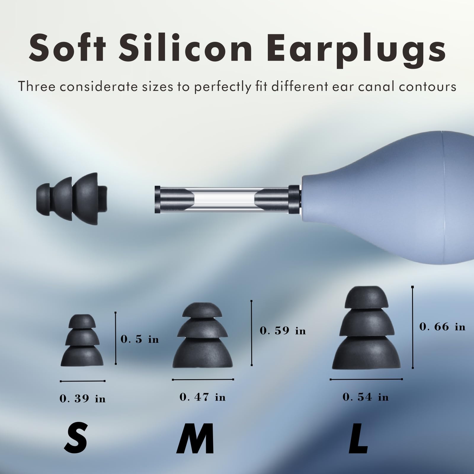 9 9PINE soft silicone material for comfortable wear and no irritation