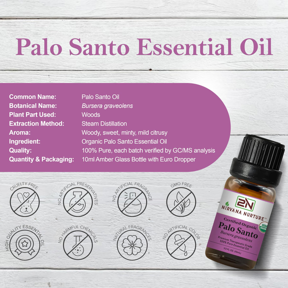 Nirvana Nurture Palo Santo diffuser scene releasing calming aroma
